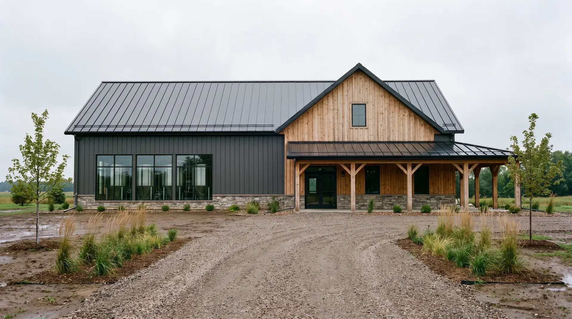 Winery, Brewery & Distillery concept render by Orton Companies in Minnesota