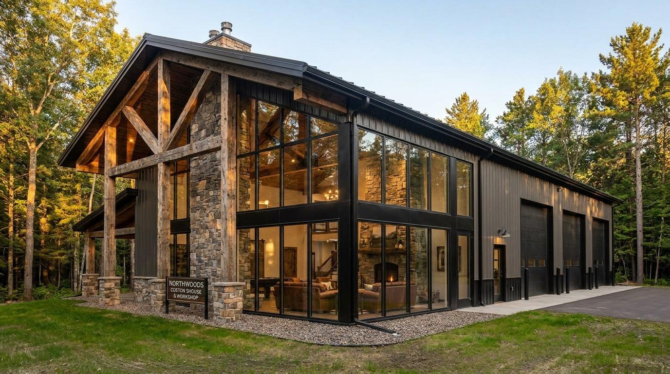 Minnesota home and cabin project by Orton Companies concept