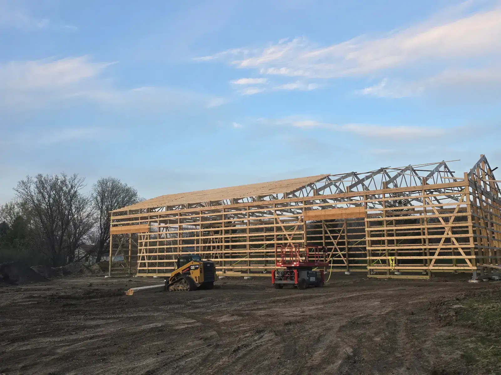 Riding arena and barn framing